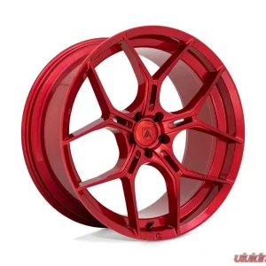 Asanti Black ABL-37 Monarch Wheel 22x10.5 5x120 40mm Candy Red - Image 1