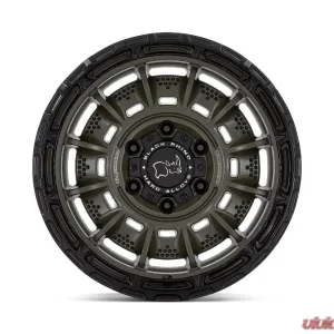 Black Rhino Legion Wheel 17x9 5x127 | 5x5 -12mm Olive Drab Green w/Black Lip - Image 3