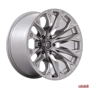 FUEL D806 Flame Wheel 24x12 5x127 | 5x5 -44mm Platinum - Image 1