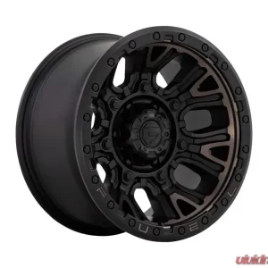 FUEL D824 Traction Wheel 17x9 5x127 | 5x5 -12mm Matte Black w/Double Dark Tint - Image 1