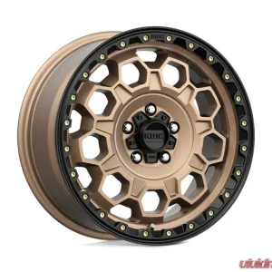 KMC KM545 Trek Wheel 17x8 5x108 38mm Matte Bronze w/ Black Lip - Image 1