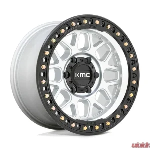 KMC KM549 GRS Wheel 17x9 5x127 | 5x5 0mm Machined w/ Satin Black Lip - Image 1