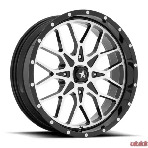 MSA Offroad Wheels M45 Portal Wheel 14x7 4x156 10mm Gloss Black Machined - Image 1