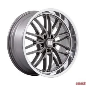 US Mag 1PC U139 Santa Cruz Wheel 20x8.5 5x127 | 5x5 6mm Anthracite w/Diamond Cut Lip - Image 1