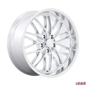 US Mag 1PC U140 Santa Cruz Wheel 22x9 5x127 | 5x5 15mm Chrome - Image 1