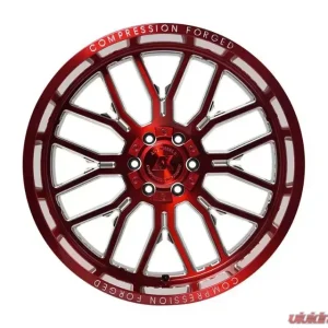 Axe Wheels AX6.2 Wheel 22x12 5x127|5x139 -44mm Candy Red Milled Accents - Image 3