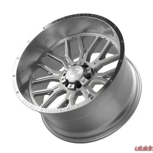 Axe Wheels AX6.1 Wheel 22x12 6x135|6x139 -44mm Silver Brush Milled Mirror Lip - Image 5