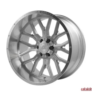 Axe Wheels AX6.1 Wheel 22x12 8x180 -44mm Silver Brush Milled Mirror Lip - Image 1