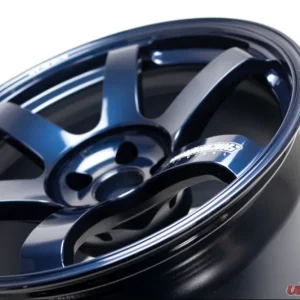 Volk Racing TE37 Saga S-plus Wheel 18x12 5x114.3 26mm Mag Blue - Image 4