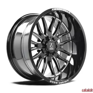 Axe Wheels Hades Wheel 22x12 8x165 -44mm Gloss Black Milled Accents - Image 2