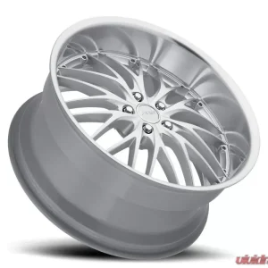 MRR GT1 Wheel 18x9.5 5x120 24mm Hyper Silver Machine Lip - Image 2
