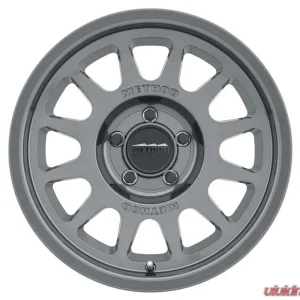 Method Race Wheels MR703 Bead Grip 17x9 5x127 | 5x5 -12mm Gloss Titanium - Image 1