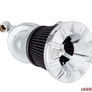 Arlen Ness 10-Gauge Velocity Chrome Air Cleaner Cover - Image 2
