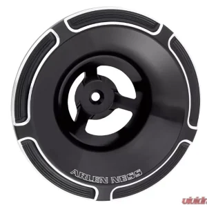 Arlen Ness Beveled Velocity Black Air Cleaner Cover - Image 1
