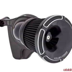 Arlen Ness Beveled Velocity Black Air Cleaner Cover - Image 3