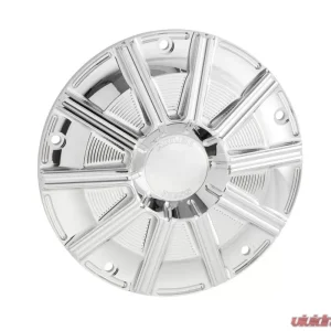 Arlen Ness 10-Gauge Chrome Derby Cover Harley Davidson FLT Touring | Bagger 2016+ - Image 1