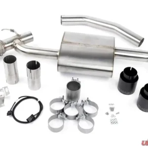 Dinan Stainless Steel Valved Axle Back Exhaust Black Tip BMW X1 | X2 XDRIVE28I 2016-2022 - Image 1
