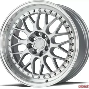 AodHan Wheels AH02 Wheel 17x8 4x100/114.3 35 Silver with Machined Lip - Image 3