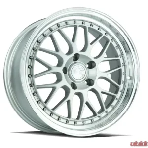 AodHan Wheels AH02 Wheel 18x8.5 5x100 35 Silver with Machined Lip - Image 1