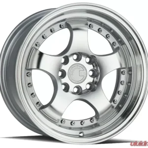 AodHan Wheels AH03 Wheel 16x8 4x100/114.3 15 Silver Machined Face And Lip - Image 1