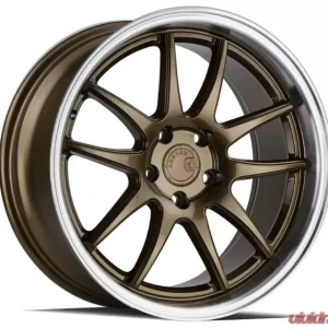 AodHan Wheels DS02 Wheel 18x8.5 5x114.3 35 Bronze with Machined Lip - Image 1