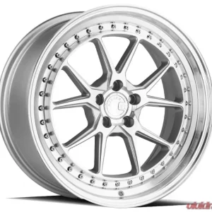AodHan Wheels DS08 Wheel 18x9.5 5x100 35 Silver with Machined Face - Image 1