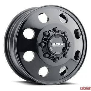 Ultra Wheel 002 Modular Dually Wheel 17x6.5 8x6.5 129 Gloss Black - Image 1