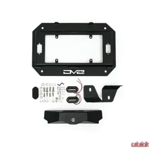 DV8 Off-Road Spare Tire Delete with Light Mounts for Jeep Wrangler JL 2018-2022 - Image 1