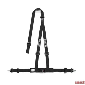 Sparco Black 2 Inch 3 Point Double Release Belt - Image 1