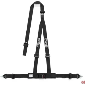 Sparco Black 2 Inch 3 Point Double Release Belt - Image 2