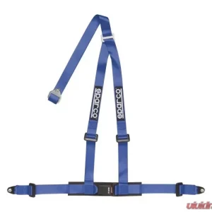 Sparco Blue 2 Inch 3 Point Bolt-In Belt - Image 1