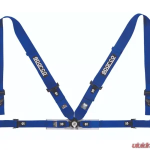 Sparco Blue 4 Point 3 Inch| 2 Inch Competition Harness Belt - Image 1