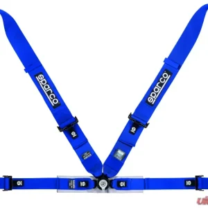 Sparco Blue 4 Point 3 Inch| 2 Inch Competition Harness Belt - Image 2