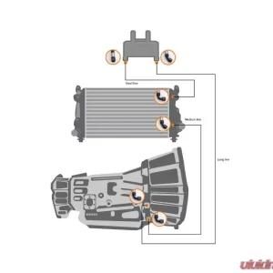 Fleece Performance Transmission Cooler Line Set Chevrolet Silverado | GMC Sierra 2500 | 3500 6.6L L5P Duramax 2017-2019 - Image 3