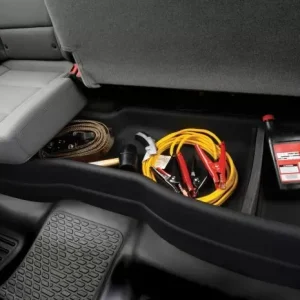 Husky Liners Under Seat Storage Box | Black Gearbox for GMC Sierra 1500 10-13 - Image 2