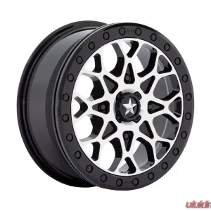 MSA Offroad Wheels M48 Portal Beadlock Wheel 15x6 4x156 38mm Gloss Black Machined W Gb Ring - Image 1