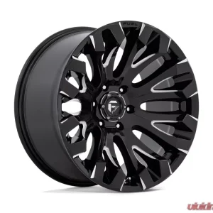 FUEL D828 Quake Wheel 18x9 5x127 | 5x5 1mm Gloss Black Milled - Image 1