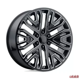 Performance Replicas PR197 Wheel 24x10 6x5.5 31mm Gloss Black Milled - Image 1