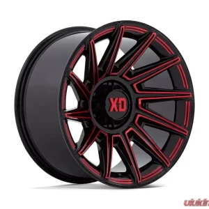 XD XD867 Specter Wheel 20x10 8x170 -18mm Gloss Black w/Red Tint - Image 1