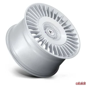 Asanti Black ABL-40 Tiara Wheel 20x10.5 5x112/120 38mm Gloss Silver Bright Mach Face - Image 2