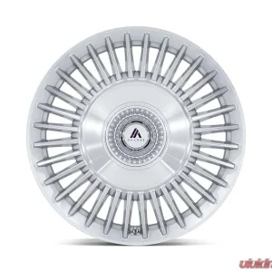 Asanti Black ABL-40 Tiara Wheel 22x9 5x4.25/4.5 38mm Gloss Silver Bright Mach Face - Image 3