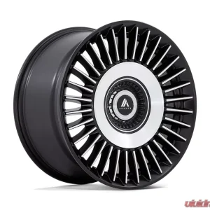 Asanti Black ABL-40 Tiara Wheel 20x10.5 5x115/120 18mm Satin Black Bright Machined Face - Image 1