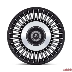 Asanti Black ABL-40 Tiara Wheel 20x10.5 5x115/120 18mm Satin Black Bright Machined Face - Image 3