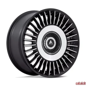Asanti Black ABL-40 Tiara Wheel 20x10.5 5x4.25/112 45mm Satin Black Bright Machined Face - Image 1