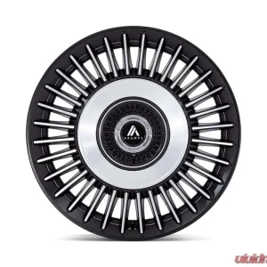 Asanti Black ABL-40 Tiara Wheel 20x10.5 5x4.25/112 45mm Satin Black Bright Machined Face - Image 3