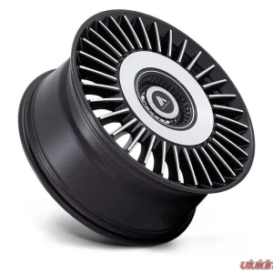 Asanti Black ABL-40 Tiara Wheel 20x9 5x4.25/112 45mm Satin Black Bright Machined Face - Image 2