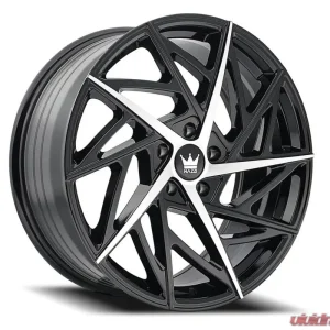 Mazzi Freestyle 377 Wheel 20x8.5 5x120 35mm Gloss Black Machined - Image 1