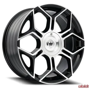 Mazzi Libra 379 Wheel 20x8.5 5x112 | 5x120 35mm Gloss Black w/ Machined Face - Image 1