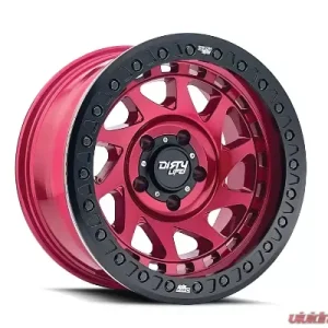 Dirty Life Enigma Race 9313 Wheel 17x9 6x139.7 -12mm Crimson Candy Red - Image 1