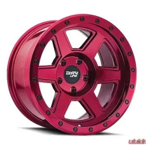 Dirty Life Compound 9315 Wheel 17x9 6x139.7 -12mm Crimson Candy Red - Image 1